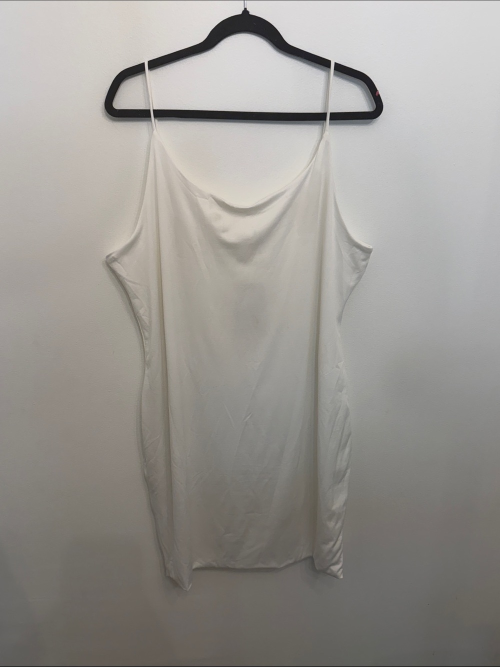 Hadley Double Lined White Mini Dress